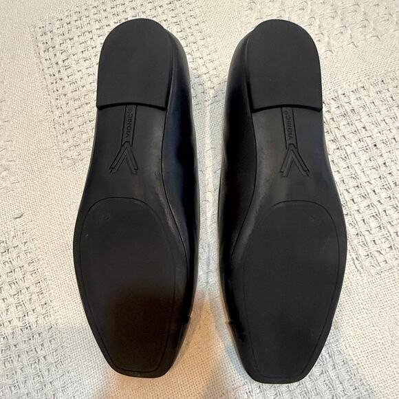 Vionic Klara 10 orthotic leather bow detail ballet flats 3046 - Picture 5 of 10